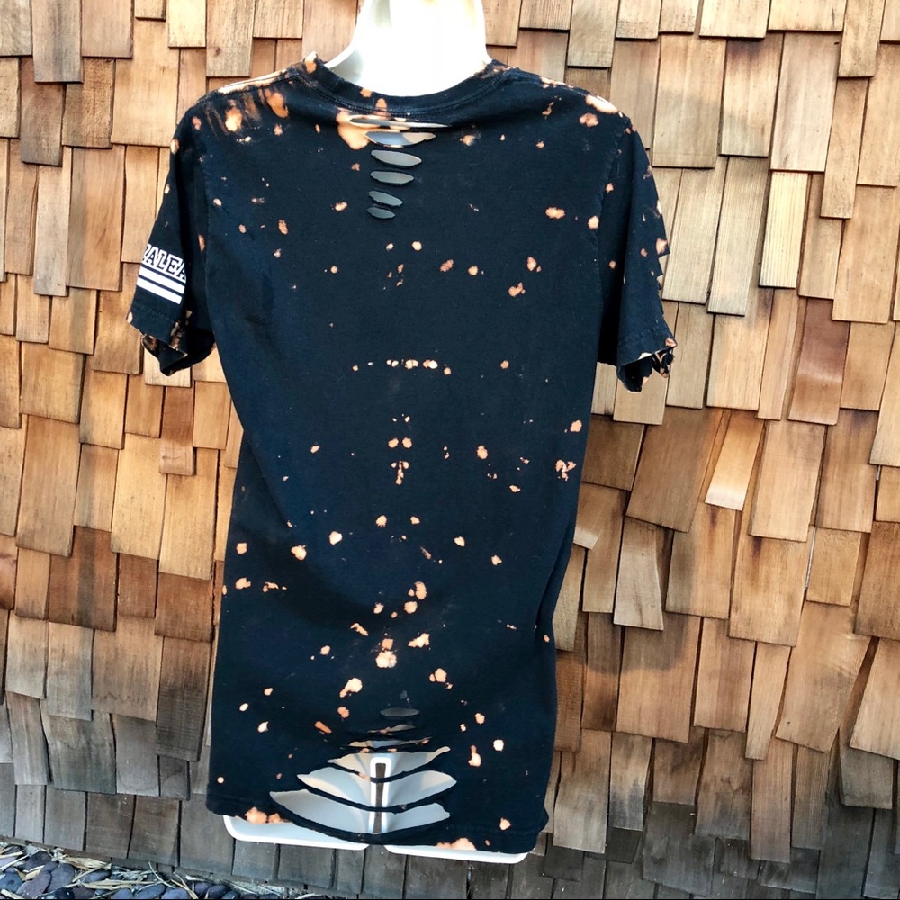 Custom IGGY AZALEA Bleached Distressed Tee - Picture 5 of 6